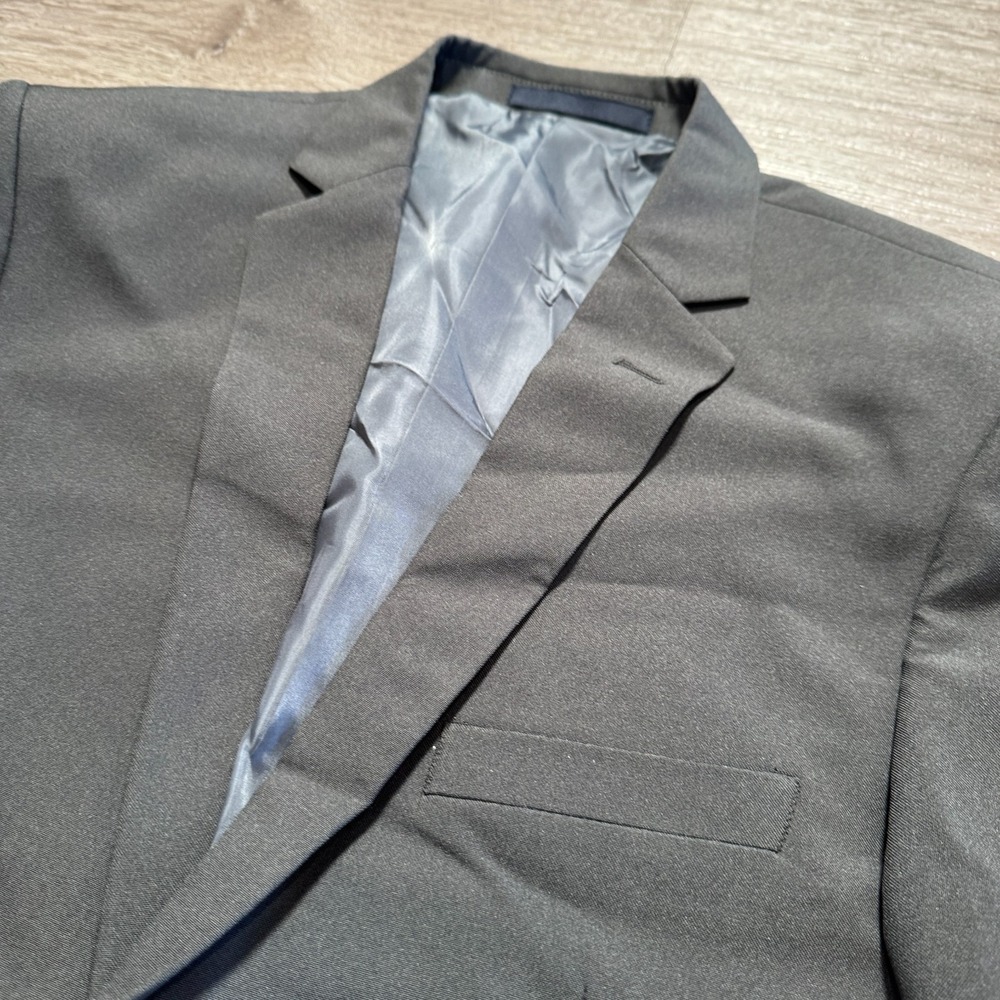 Braveman Sport Coat Mens 40 L Gray Blazer Jacket 2 Button Performance Modern - Picture 2 of 15